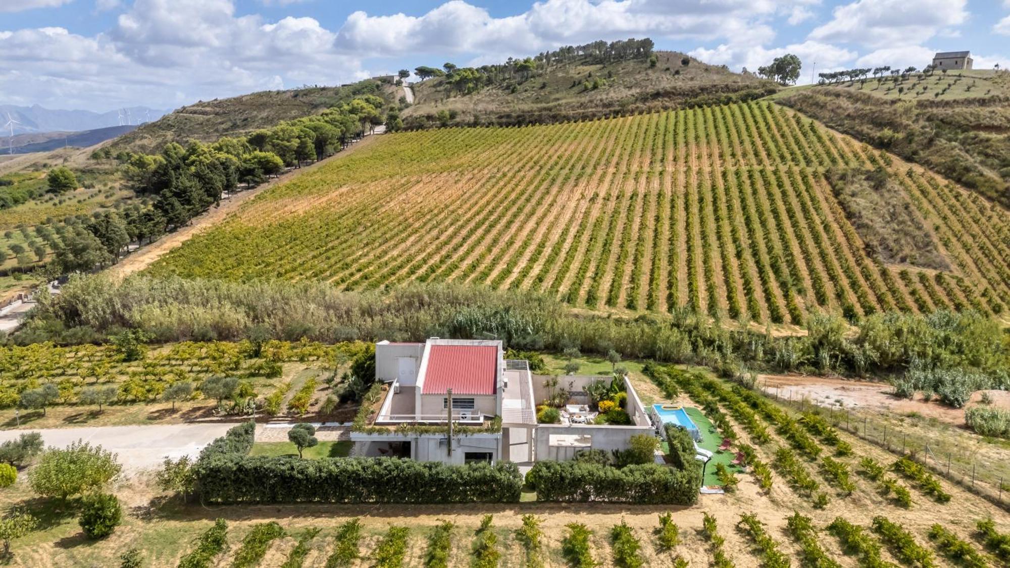 Villa Bonifato Vista Sulle Campagne E Sul Mare Siciliano Cozy House Italy アルカモ エクステリア 写真